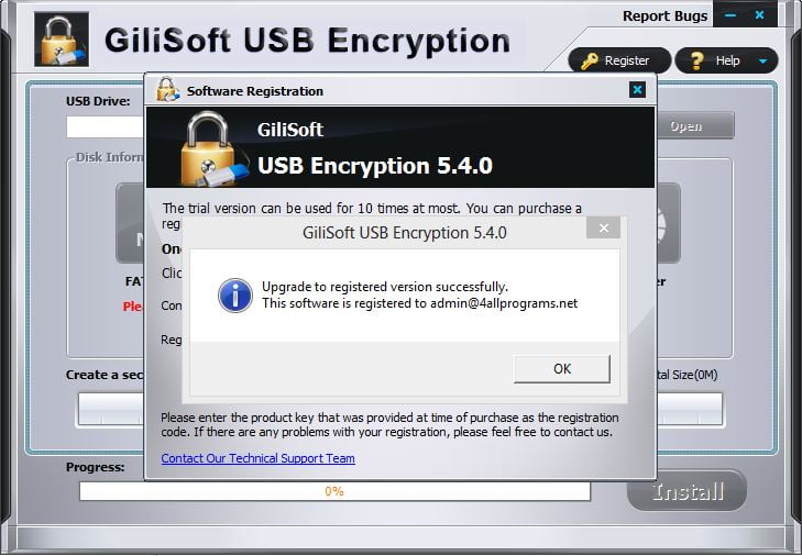 GiliSoft USB Stick Encryption 12.1 Full