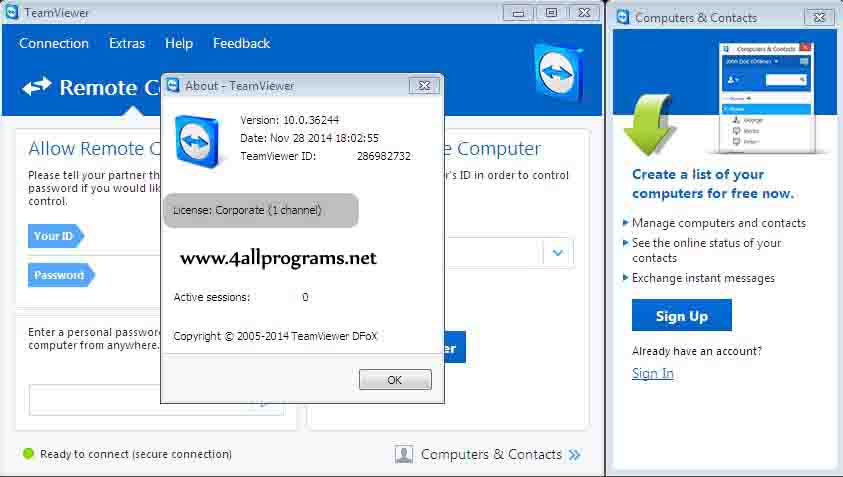 TeamViewer Corporate v14.2 Free Download Full