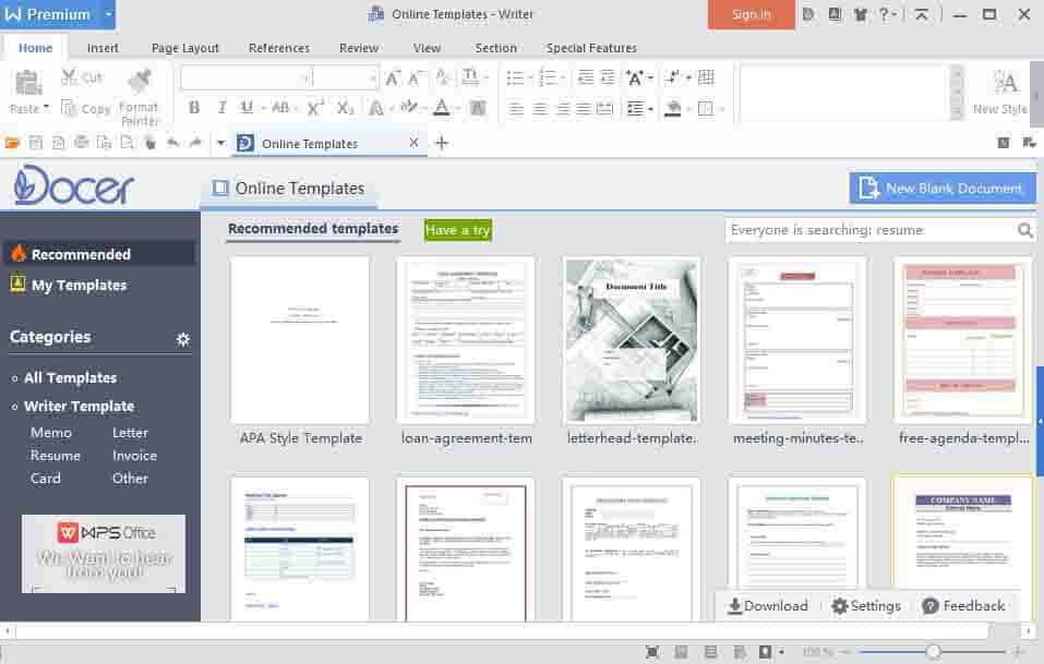 WPS Office Premium v11.2.0 Download Full