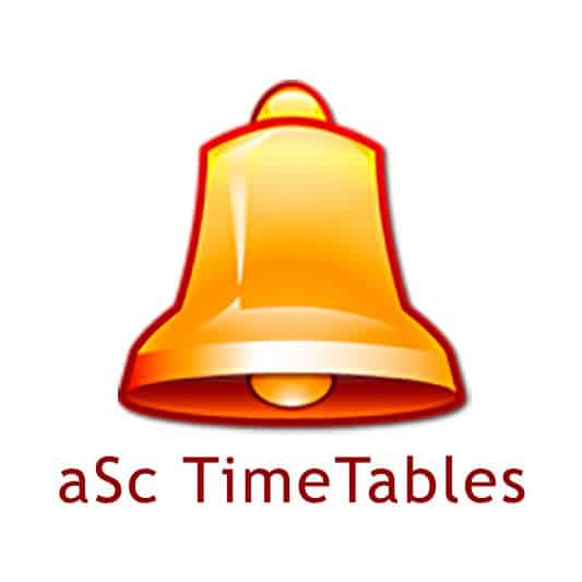 ASc TimeTables 2020