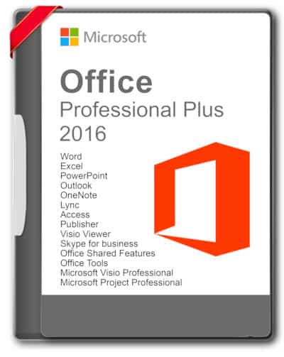 Microsoft Office 2016 Pro Plus incl Visio and project