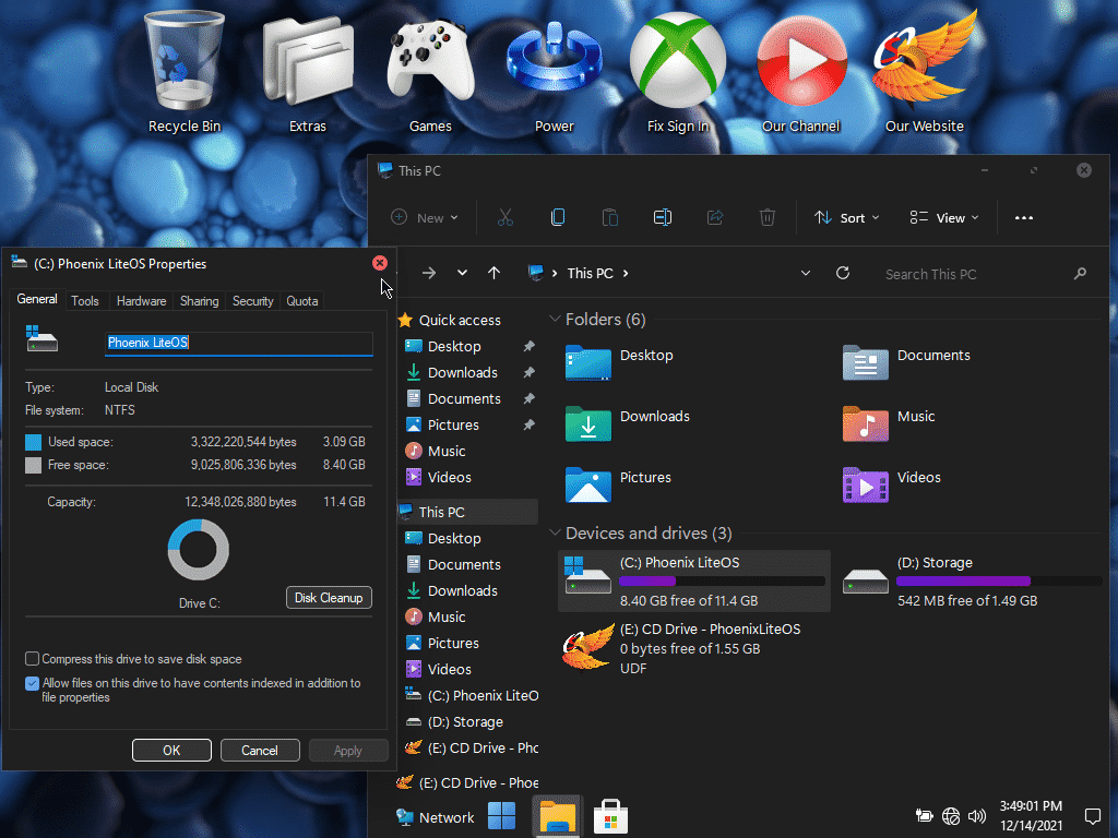 Windows 11 Pro Phoenix Ultra Lite Full