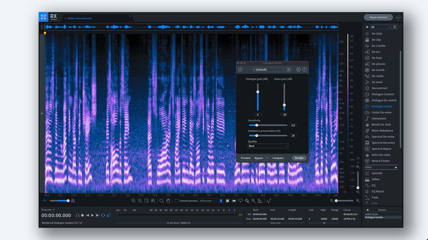 IZotope RX 9 Audio Editor Advanced v9.3.0