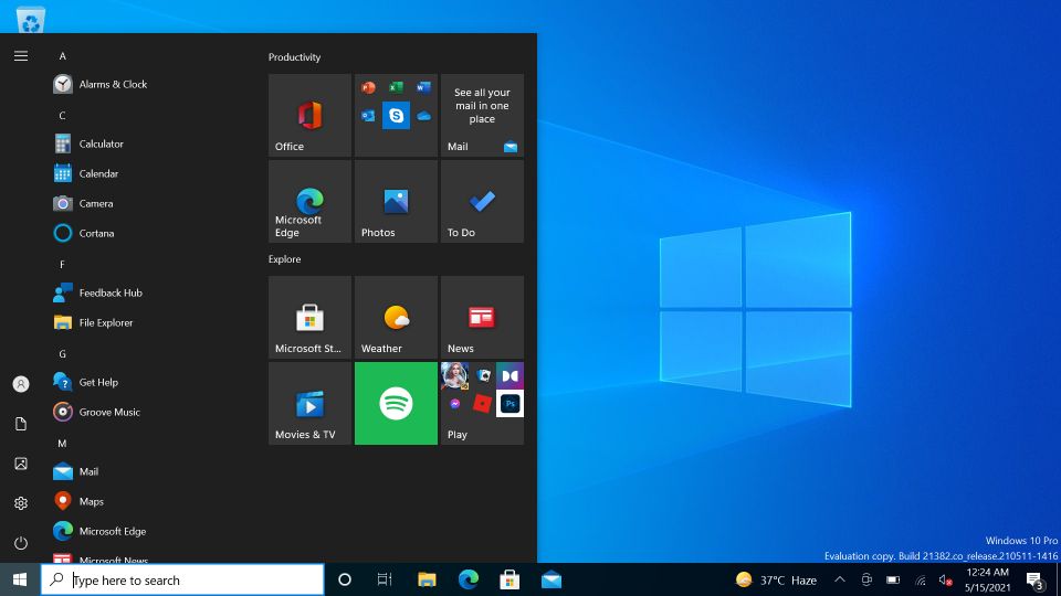 Windows 10 Pro 21H2 + Office 2021 Full