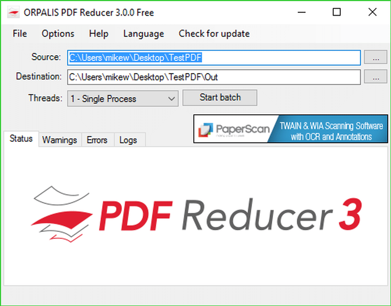 ORPALIS PDF Reducer Pro 4.0.3 Download Full