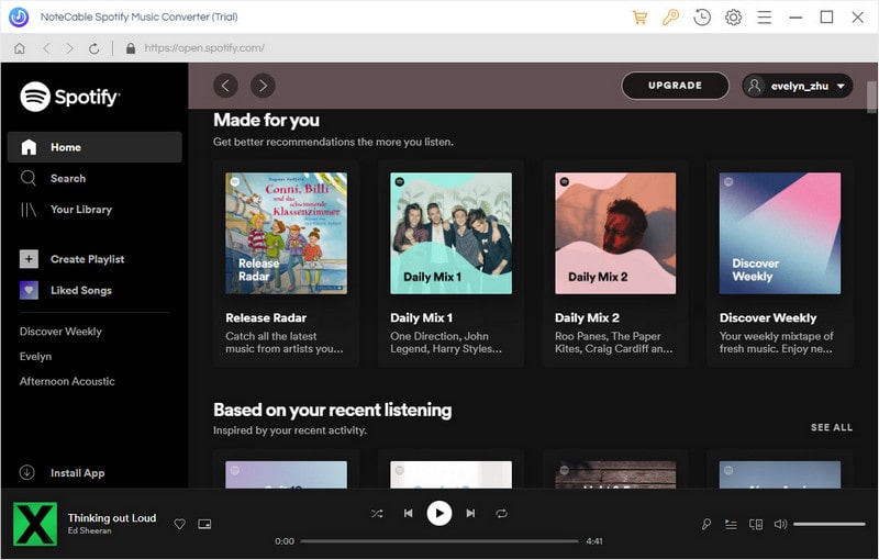 NoteCable Spotify Music Converter 1.3.5 Full