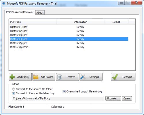Mgosoft PDF Password Remover 10.0.0 Full