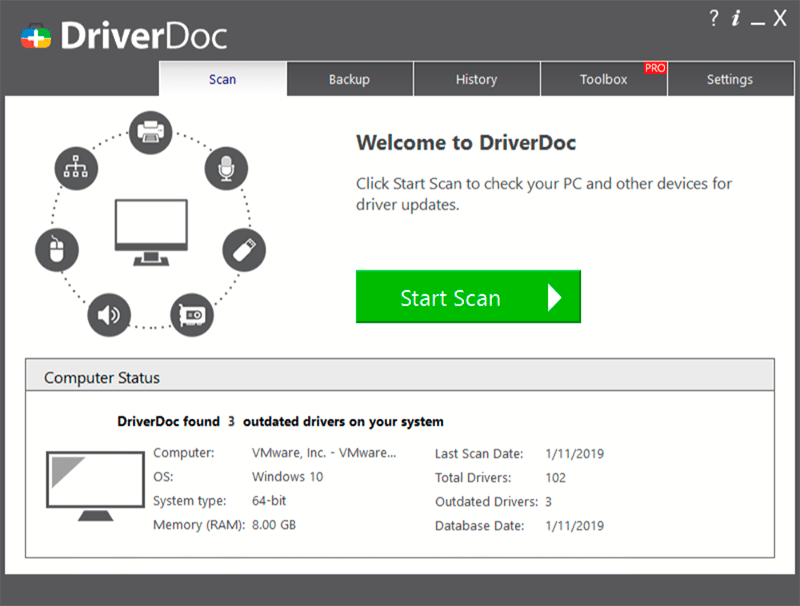 DriverDoc Pro 7.1.1120 Free Download Full