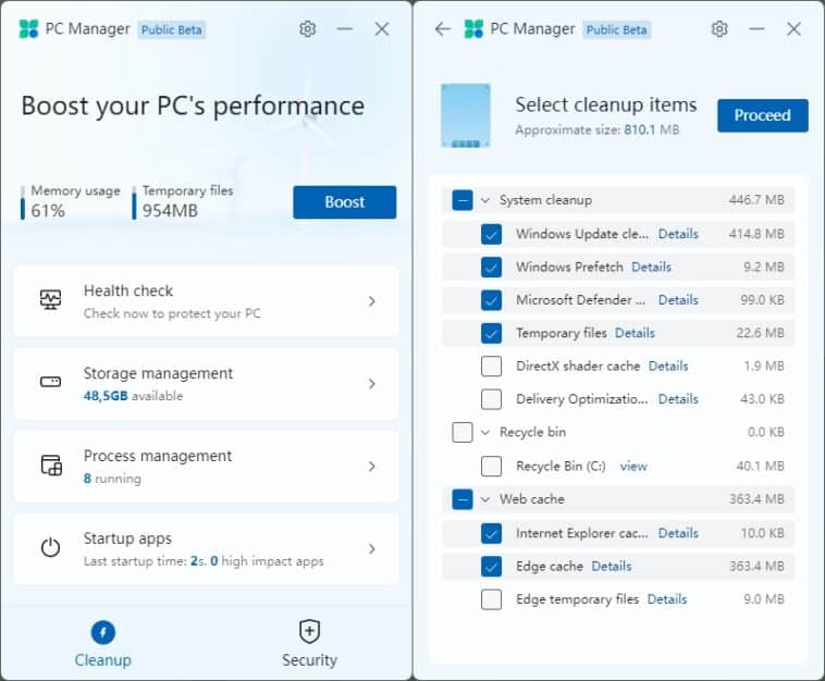 Microsoft PC Manager 3.0.0.2 Free Download