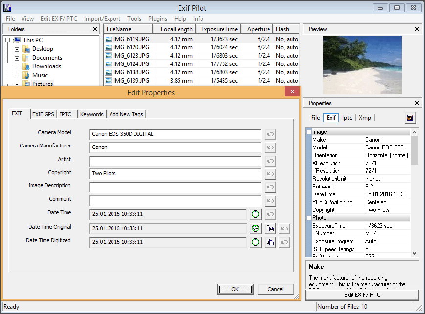 Exif Pilot 6.17 Free Download Full