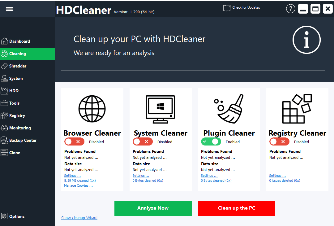 HDCleaner 2.051 Free Download