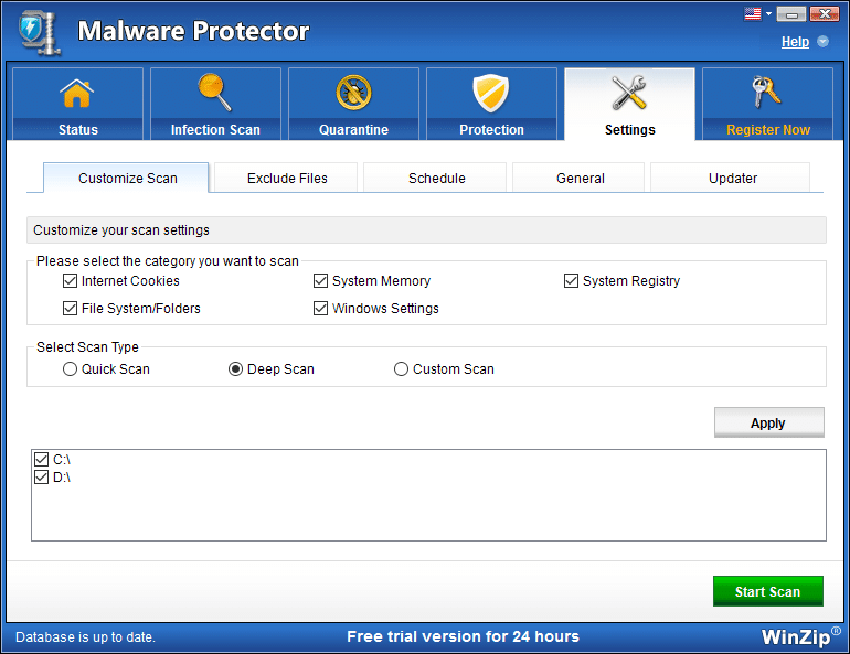 WinZip Malware Protector 2.1.1200.27011 Full