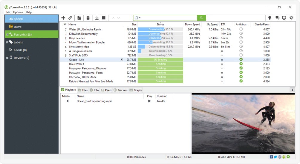 uTorrent Pro 3.6.0.46822 Free Download Full