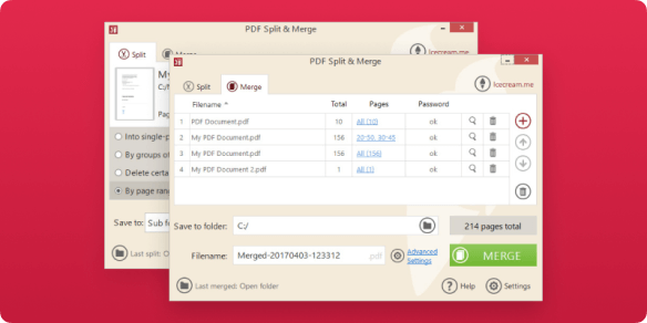 Icecream PDF Split and Merge Pro 3.47 Full
