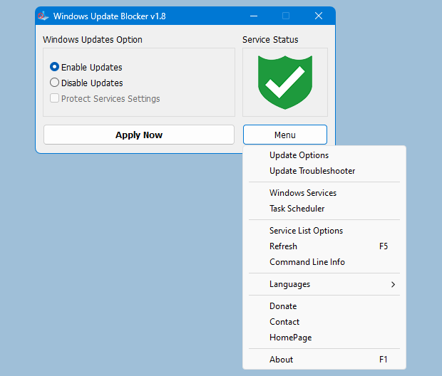 Windows Update Blocker 1.8 Free Download