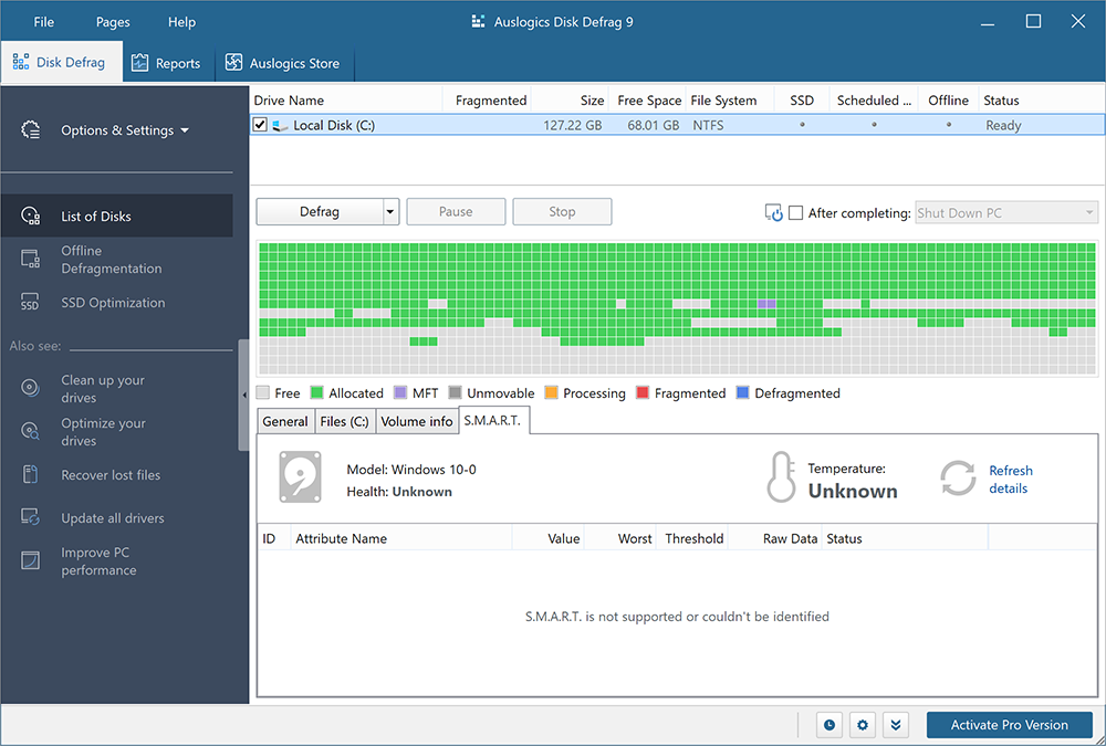 Auslogics Disk Defrag Ultimate 4.12.0.4 Full