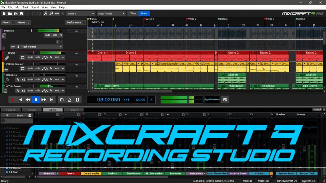 Acoustica Mixcraft Recording Studio 10.1.584 Full