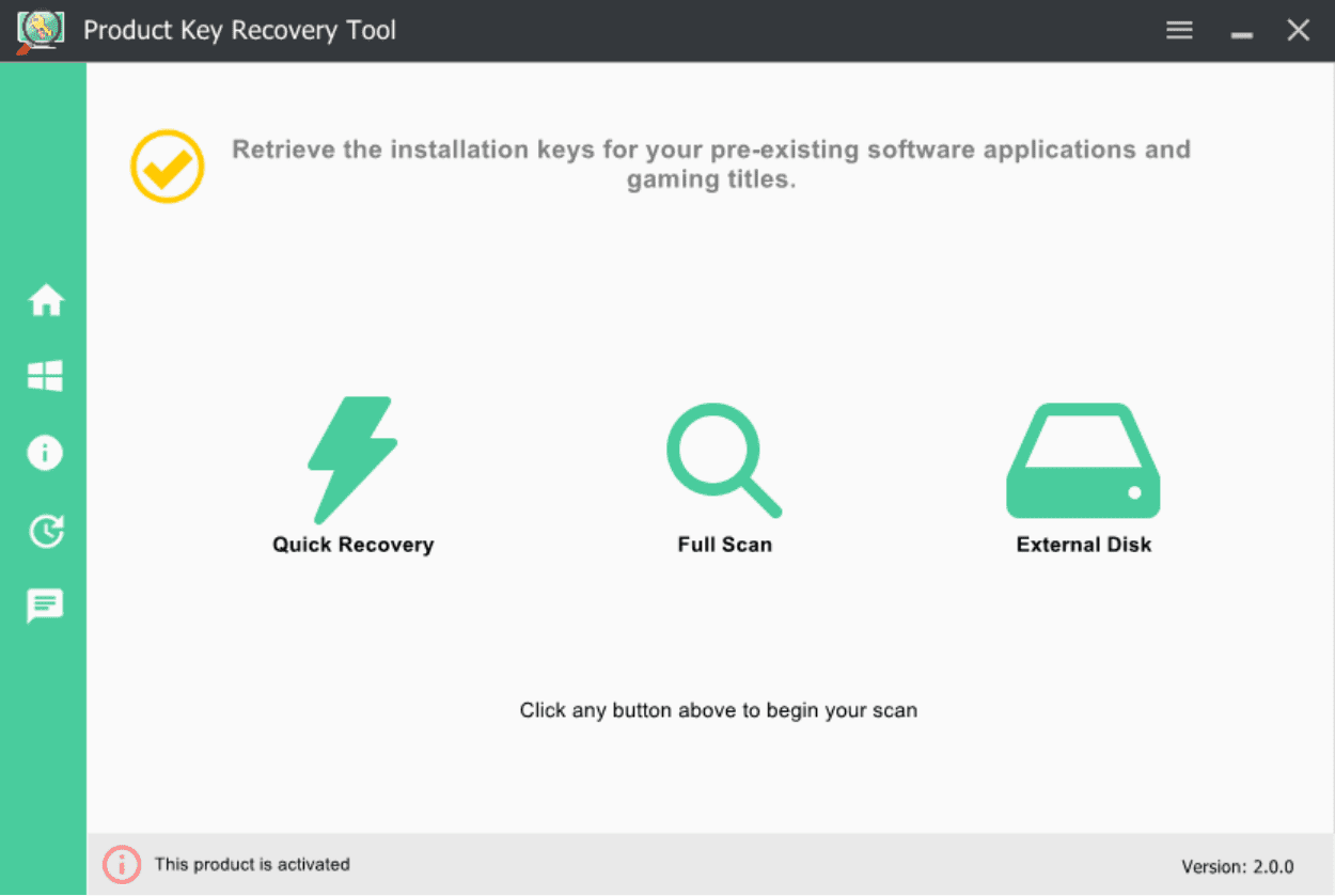 Product Key Recovery Tool 2.0.0 Free Download