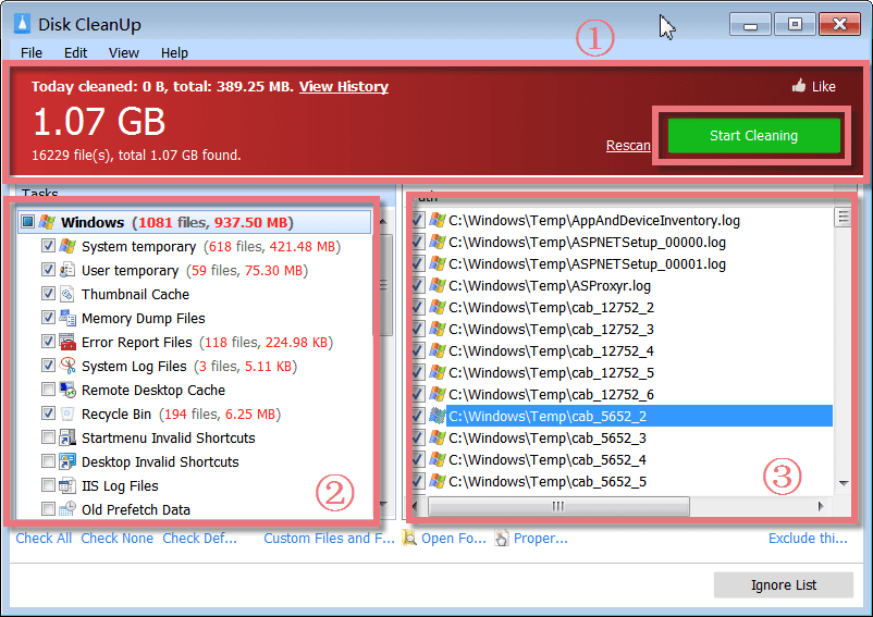 Glary Disk Cleaner 5.0.1.297 Free Download Full