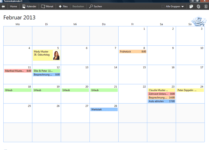 Softwarenetz Calendar 3.61 Free Download Full