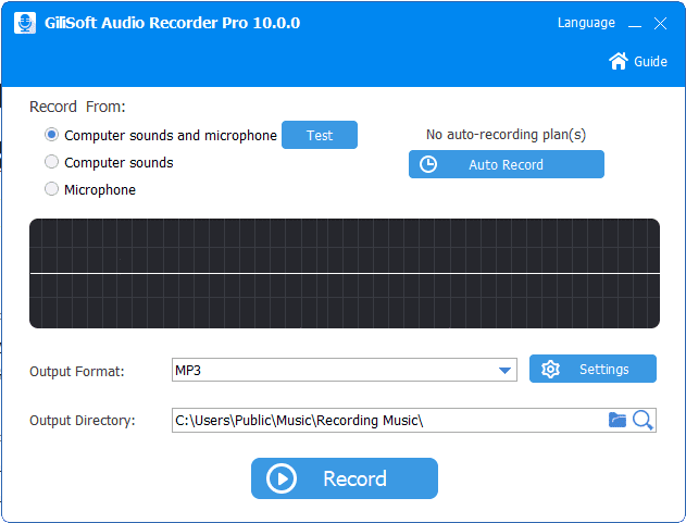 GiliSoft Audio Recorder Pro 12.1 Free Download