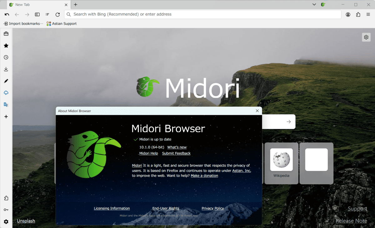 Midori Browser 11.2.2 Free Download Full