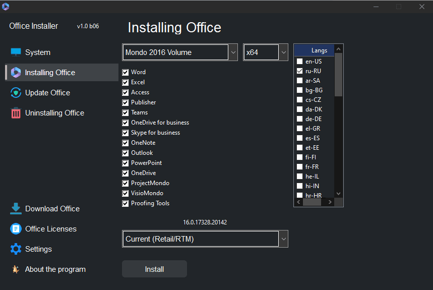Office Installer 1.0 b12 Free Download Full